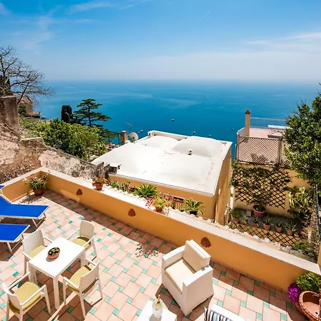 Apartment In Positano With Sea View Terrace